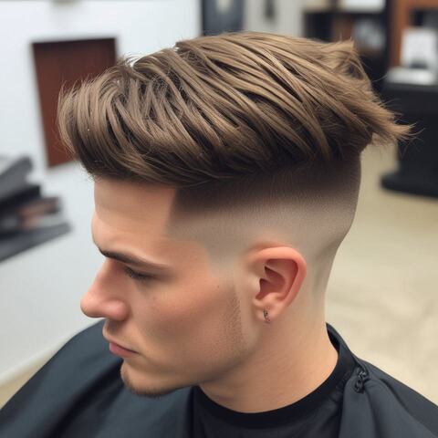 Modern Pompadour Look