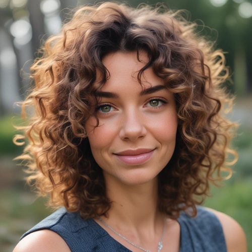 Curly Shag For Medium Hair