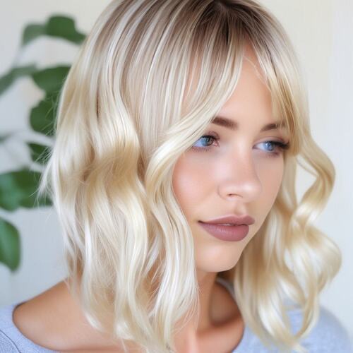 Beige blonde with hints of brown