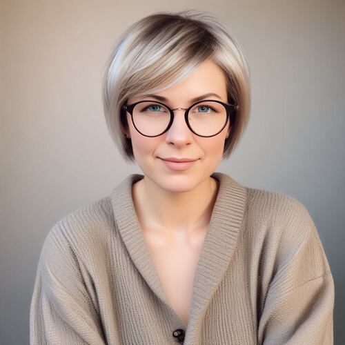 Pixie Bob with Glasses