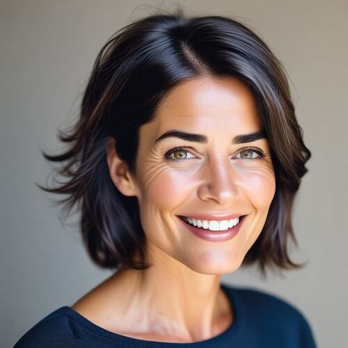 Short Textured Bob for Mature Women