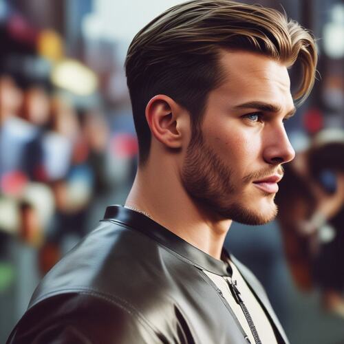 Undercut Paired with Slicked Back Style