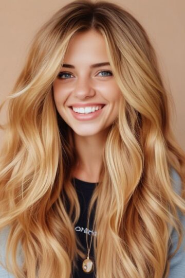 honey caramel blonde