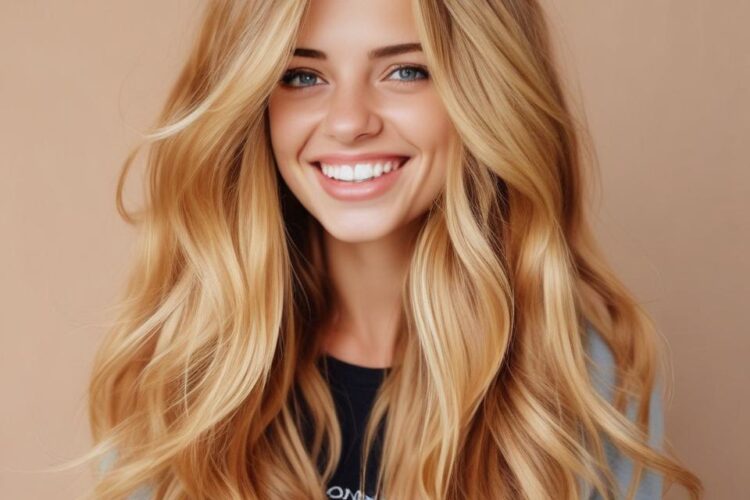 honey caramel blonde