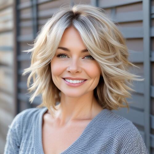 Playful Tousled Bob