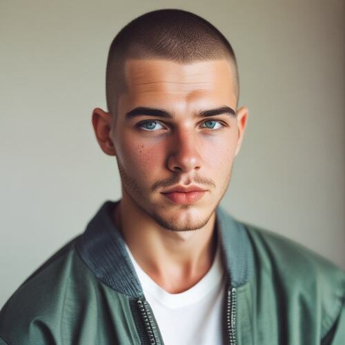 Close-Cropped Buzz Cut for Men