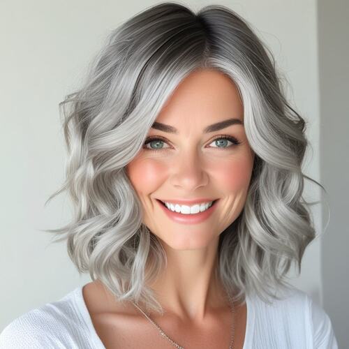 Wavy Long Bob